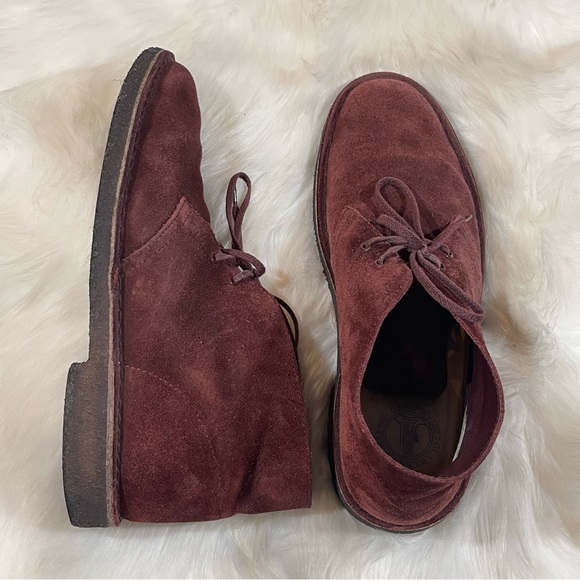 Clarks Originals Men’s Marron Suede Chukka Ankle Boots - Picture 4 of 8